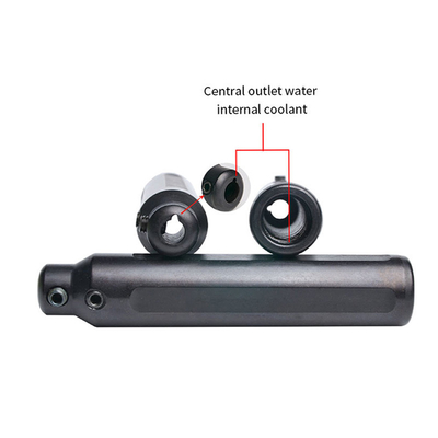 SHB Portador de herramientas / barra estable para herramientas de perforación de carburo con refrigerante interno y diseño de salida central