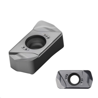 Insertores de fresado de carburo sustituibles e indexables para fresado de cara y fresado de alimentación alta en máquinas CNC