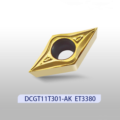 Insertores de giro de carburo DCGT11T302-CL de alta precisión para el mecanizado CNC y el acabado de piezas metálicas