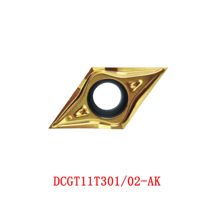 Insertores de giro de carburo DCGT11T302-CL de alta precisión para el mecanizado CNC y el acabado de piezas metálicas