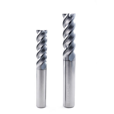 Carbide U-Channel End Mill 4 Flauta AlCrN recubierto para acero suave