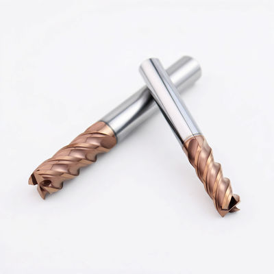 Molino de extremos de flauta de carburo 4 para acero de molde hasta 60HRC