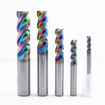 Cortador de fresado de carburo de tungsteno revestido con DLC para el mecanizado CNC de aluminio