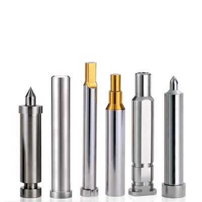 Componentes de molde de punzón de carburo de tungsteno de alta precisión Kinyet con precisión de ±0,001 mm y rugosidad superficial RZ~~0,2 um para la industria automotriz